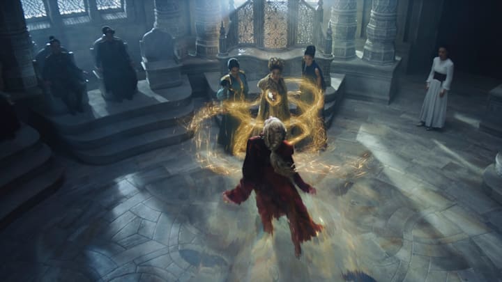 Liandrin (Kate Fleetwood) in The Wheel of Time season 3 