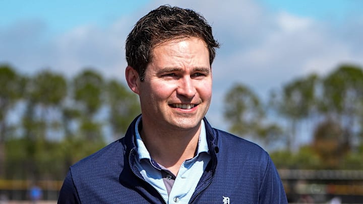 Detroit Tigers president of baseball operations Scott Harris Detroit Tigers president of baseball operations Scott Harris
