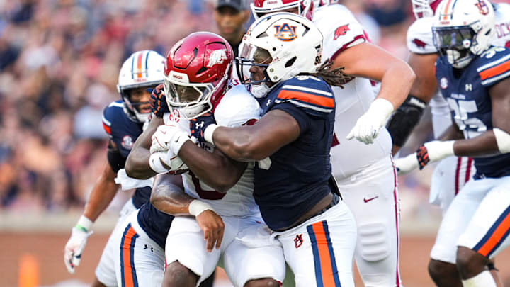 Philip Blidi and the Auburn Tigers defensive line have their work cut out for them against the strong running game of Mizzou.