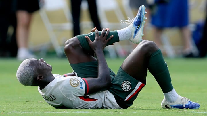 Moisés Caicedo couldn’t finish Chelsea’s Club World Cup semifinal.