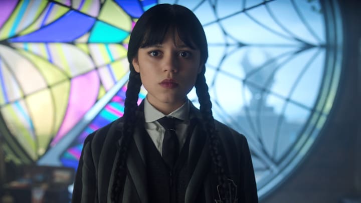 Jenna Ortega as Wednesday Addams in episode 202 of Wednesday.