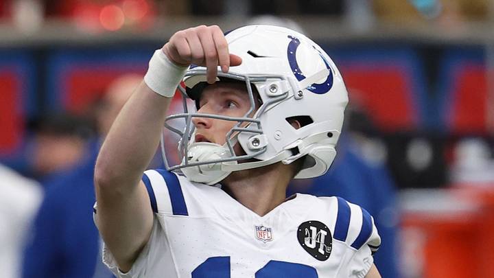 Indianapolis Colts kicker Blake Grupe. Indianapolis Colts kicker Blake Grupe.