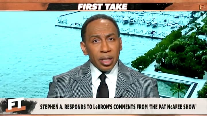 Stephen A. Smith went after LeBron James again on First Take this morning.