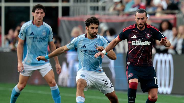 Nico Cavallo and Kevin O'Toole of NYCFC Nico Cavallo and Kevin O'Toole of NYCFC