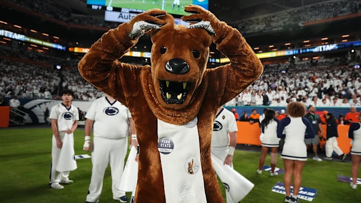 Penn State Nittany Lion mascot at the Capital One Orange Bowl