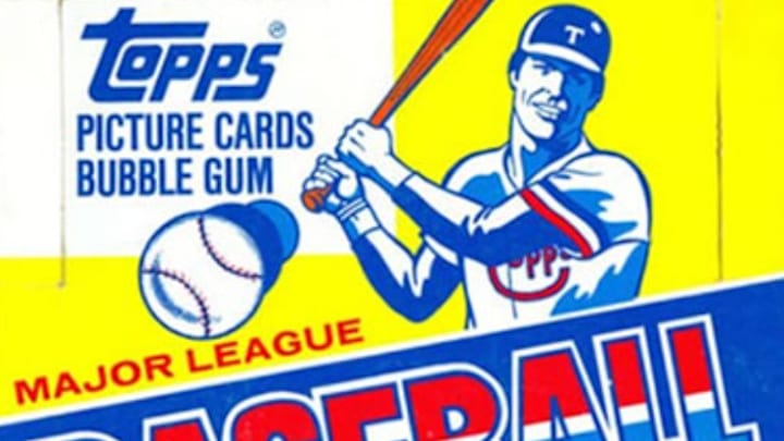 1983 Topps cello box
