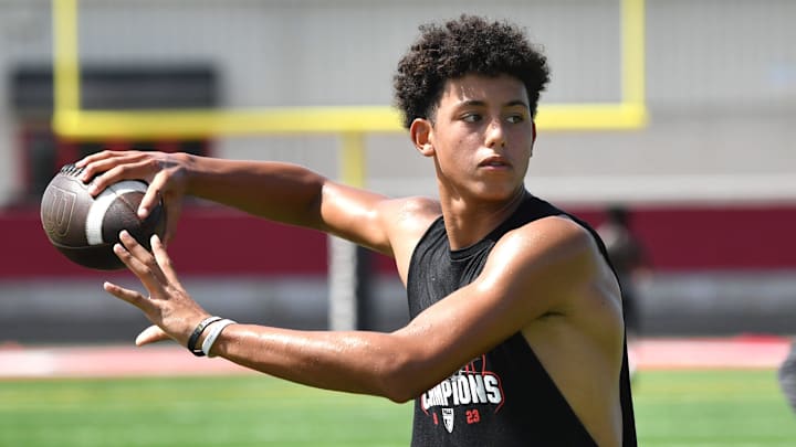 Four-star quarterback Davin Davidson is currently predicted to choose Florida.