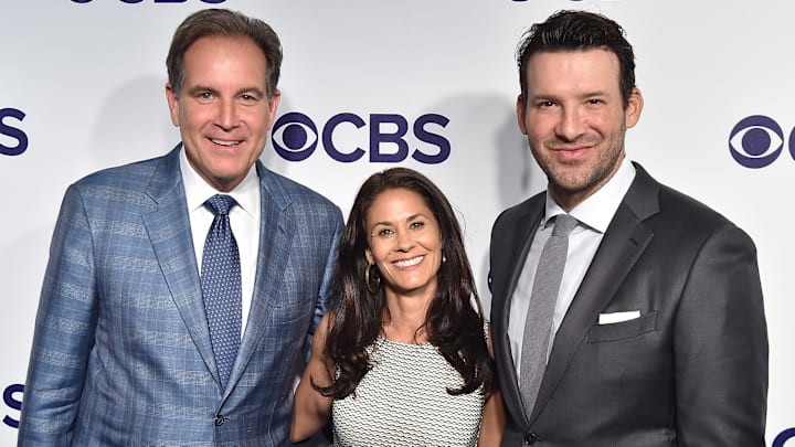 Jim Nantz, Tracy Wolfson, Tony Romo