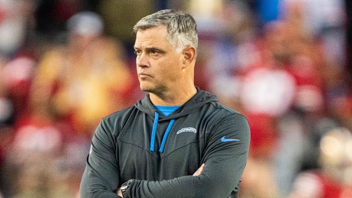 Los Angeles Chargers offensive coordinator Joe Lombardi Los Angeles Chargers offensive coordinator Joe Lombardi