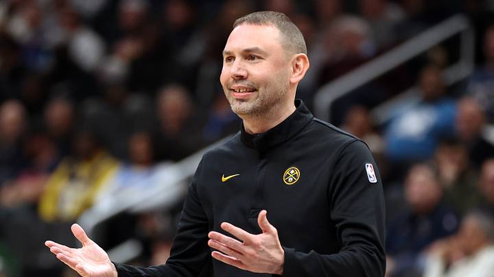 Jan 22, 2026; Washington, District of Columbia, USA; Denver Nuggets head coach David Adelman during the second half against the Washington Wizards at Capital One Arena. Mandatory Credit: Daniel Kucin Jr.-Imagn Images
