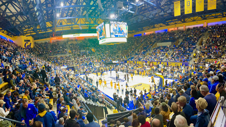 A capacity crowd at Haas Pavilion