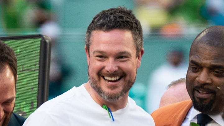 Oregon Ducks Jamari Johnson tight end Kenyon Sadiq Dan Lanning Drew Mehringer dante moore nfl draft college football playoff