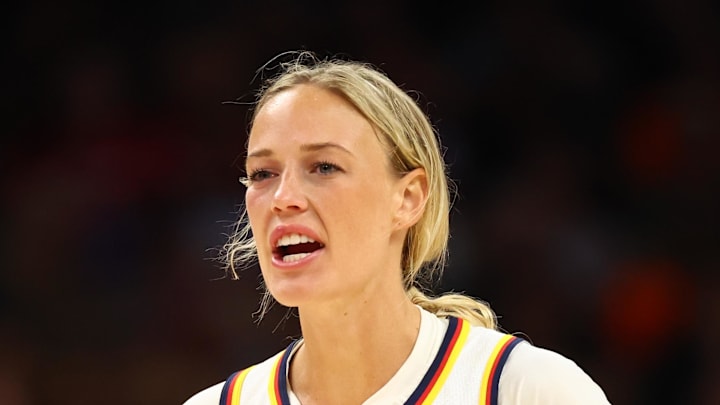 Indiana Fever guard Sophie Cunningham (8) Indiana Fever guard Sophie Cunningham (8)