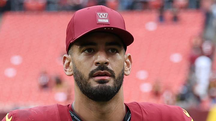 Washington Commanders quarterback Marcus Mariota Washington Commanders quarterback Marcus Mariota