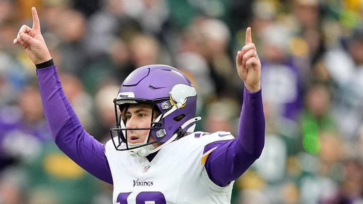 Minnesota Vikings place kicker Will Reichard Minnesota Vikings place kicker Will Reichard