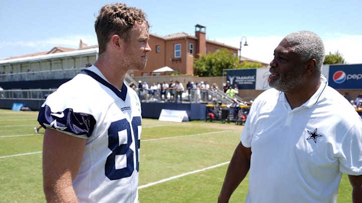 Analyzing how worried Cowboys fans should be after the latest update on rookie tight end Luke Schoonmaker's foot injury.