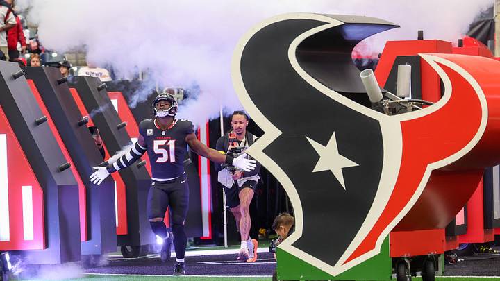 Nov 9, 2025; Houston, Texas, USA; Houston Texans defensive end Will Anderson Jr. (51) is introduced before playing against the Jacksonville Jaguars at NRG Stadium. Mandatory Credit: Thomas Shea-Imagn Images Nov 9, 2025; Houston, Texas, USA; Houston Texans defensive end Will Anderson Jr. (51) is introduced before playing against the Jacksonville Jaguars at NRG Stadium. Mandatory Credit: Thomas Shea-Imagn Images