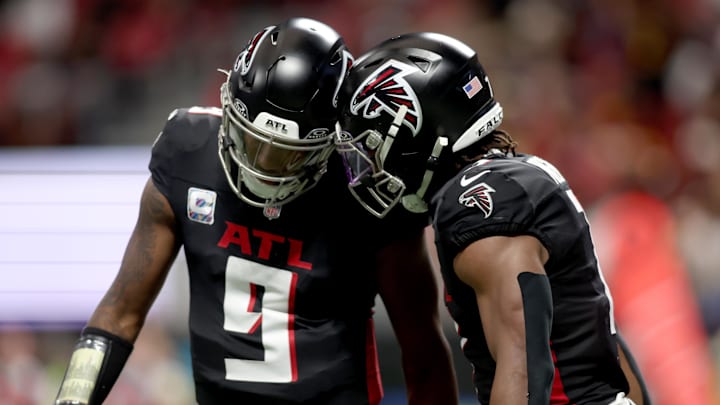 The tandem of Michael Penix Jr. and Bijan Robinson forms a dangerous pair for the Atlanta Falcons. The tandem of Michael Penix Jr. and Bijan Robinson forms a dangerous pair for the Atlanta Falcons.