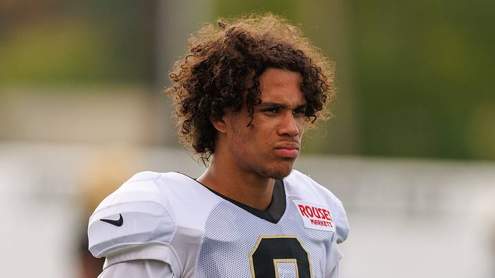 New Orleans Saints wide receiver Jordyn Tyson New Orleans Saints wide receiver Jordyn Tyson