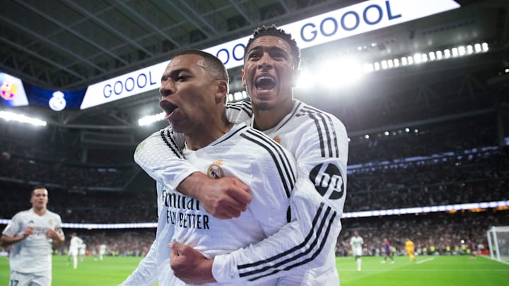Kylian Mbappé (left) and Jude Bellingham were two of Real Madrid’s best players last season.