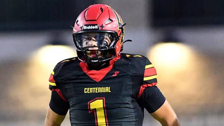 Ruiz Laborin (1) was a key contributor in Centennial's 2025 upset win over Cleveland. He and his teammates will be looking to do it again when they face the state's top-ranked team in the 2026 season opener. Ruiz Laborin (1) was a key contributor in Centennial's 2025 upset win over Cleveland. He and his teammates will be looking to do it again when they face the state's top-ranked team in the 2026 season opener.