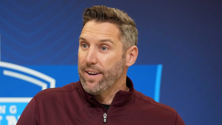 Washington Commanders general manager Adam Peters.