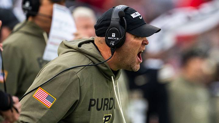 Purdue Boilermakers head coach Barry Odom.