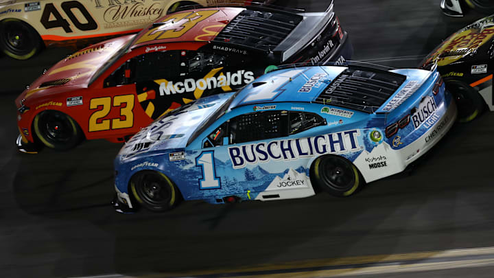 Bubba Wallace, 23XI Racing, Ross Chastain, Trackhouse Racing, NASCAR