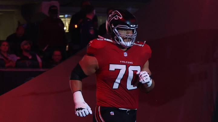 Atlanta Falcons offensive tackle Jake Matthews 