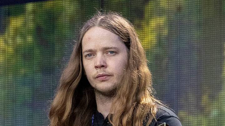 Billy Strings performs at Farm Aid 40