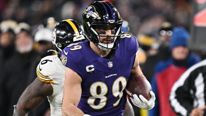 Ravens TE Mark Andrews finished last season with 55 catches, 673 yards and a career-best 11 touchdowns.
