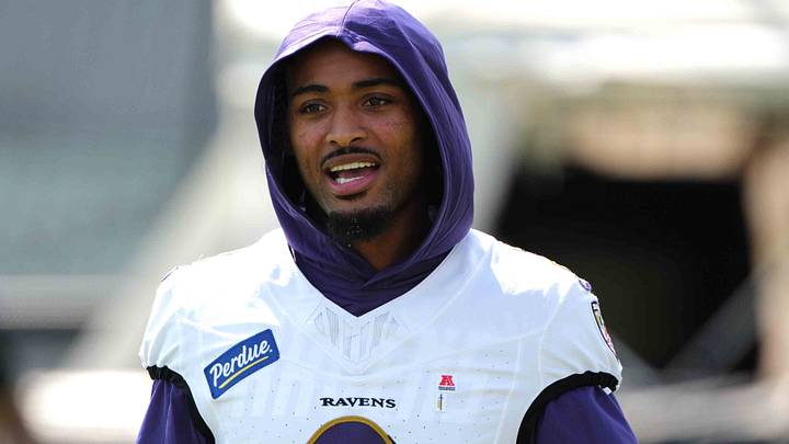 Baltimore Ravens cornerback Nate Wiggins