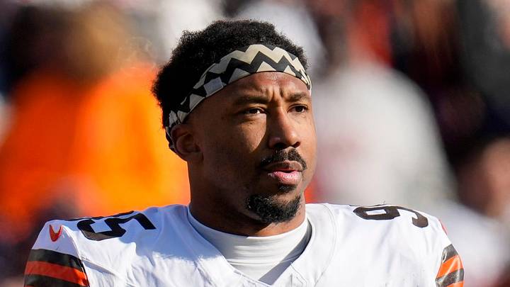 Cleveland Browns defensive end Myles Garrett Cleveland Browns defensive end Myles Garrett