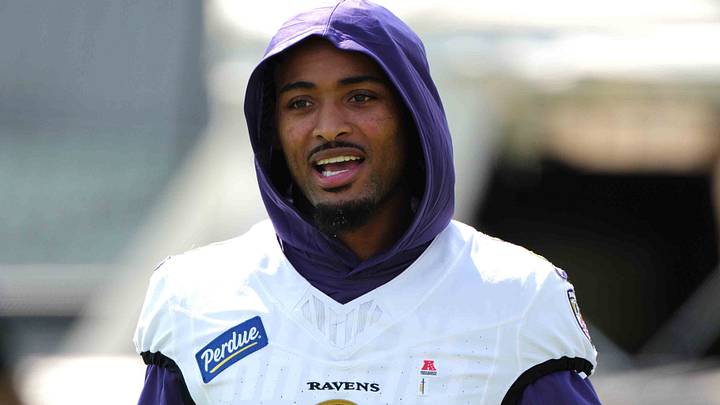 Baltimore Ravens cornerback Nate Wiggins Baltimore Ravens cornerback Nate Wiggins