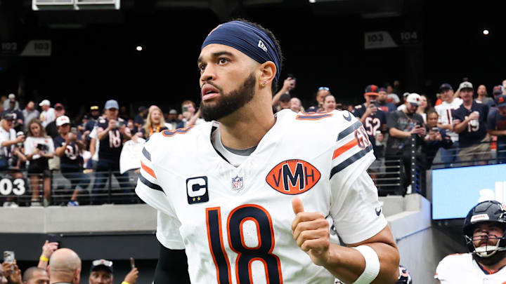 Chicago Bears quarterback Caleb Williams