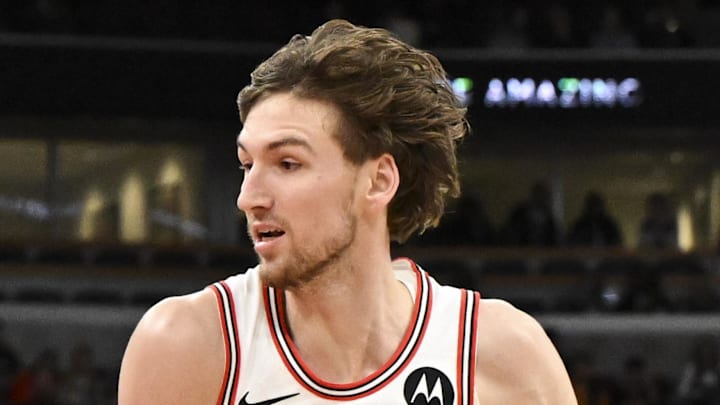 Apr 10, 2026; Chicago, Illinois, USA; Chicago Bulls forward Matas Buzelis (14) drives to the basket during the first half against the Orlando Magic at the United Center. Mandatory Credit: Matt Marton-Imagn Images Apr 10, 2026; Chicago, Illinois, USA; Chicago Bulls forward Matas Buzelis (14) drives to the basket during the first half against the Orlando Magic at the United Center. Mandatory Credit: Matt Marton-Imagn Images