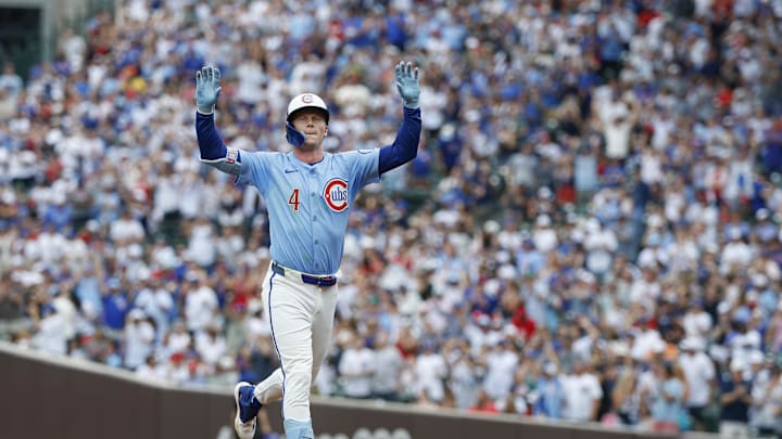 The Chicago Cubs came to play on the Fourth of July. 