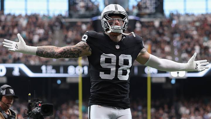 Las Vegas Raiders edge rusher Maxx Crosby