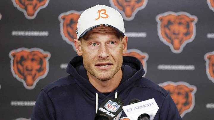 Chicago Bears head coach Ben Johnson