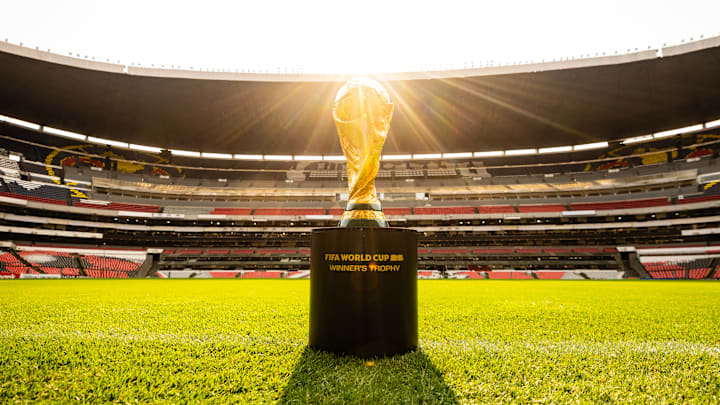 The World Cup trophy will be up for grabs this summer. The World Cup trophy will be up for grabs this summer.