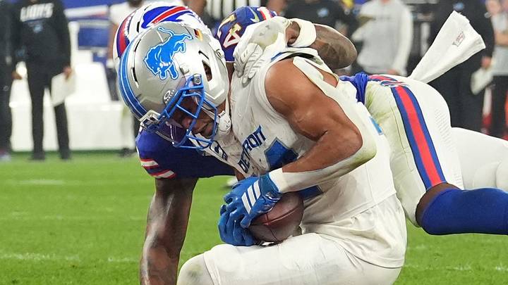Detroit Lions wide receiver Amon-Ra St. Brown (14). Detroit Lions wide receiver Amon-Ra St. Brown (14).