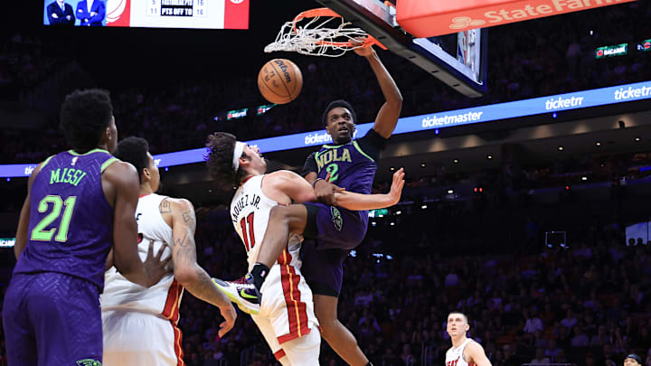 New Orleans Pelicans v Miami Heat