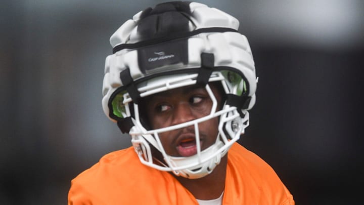 Tennessee's Jordan ross (29) during Tennessee football’s first fall practice, in Knoxville, Tenn., Wednesday, July 31, 2024.