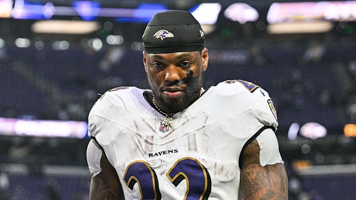 Baltimore Ravens running back Derrick Henry