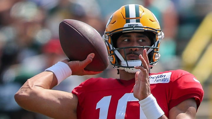 Green Bay Packers quarterback Jordan Love is entering his third year as the starting quarterback. Green Bay Packers quarterback Jordan Love is entering his third year as the starting quarterback.