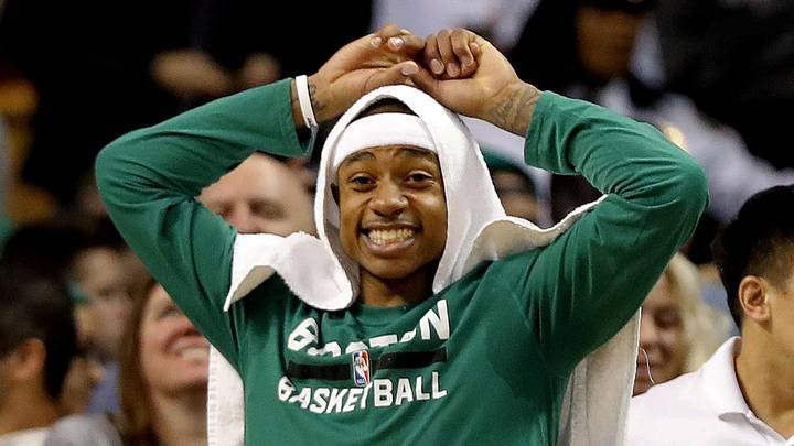 Former Boston Celtics guard Isaiah Thomas (4).