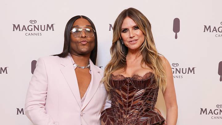 Law Roach and Heidi Klum Law Roach and Heidi Klum