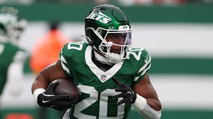 New York Jets running back Breece Hall New York Jets running back Breece Hall