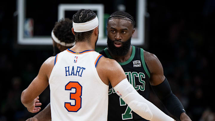 Boston Celtics, New York Knicks, Jaylen Brown, Josh Hart, Jayson Tatum