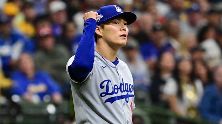 Yoshinobu Yamamoto helped the Dodgers move to 4–0 on the road during the postseason.